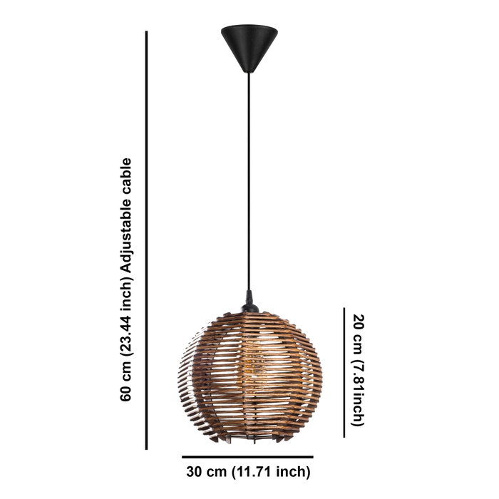 Opviq Sphere Bamboo Lámpara de araña color antigüedad Opviq Sphere Bamboo Lámpara de araña color antigüedad
